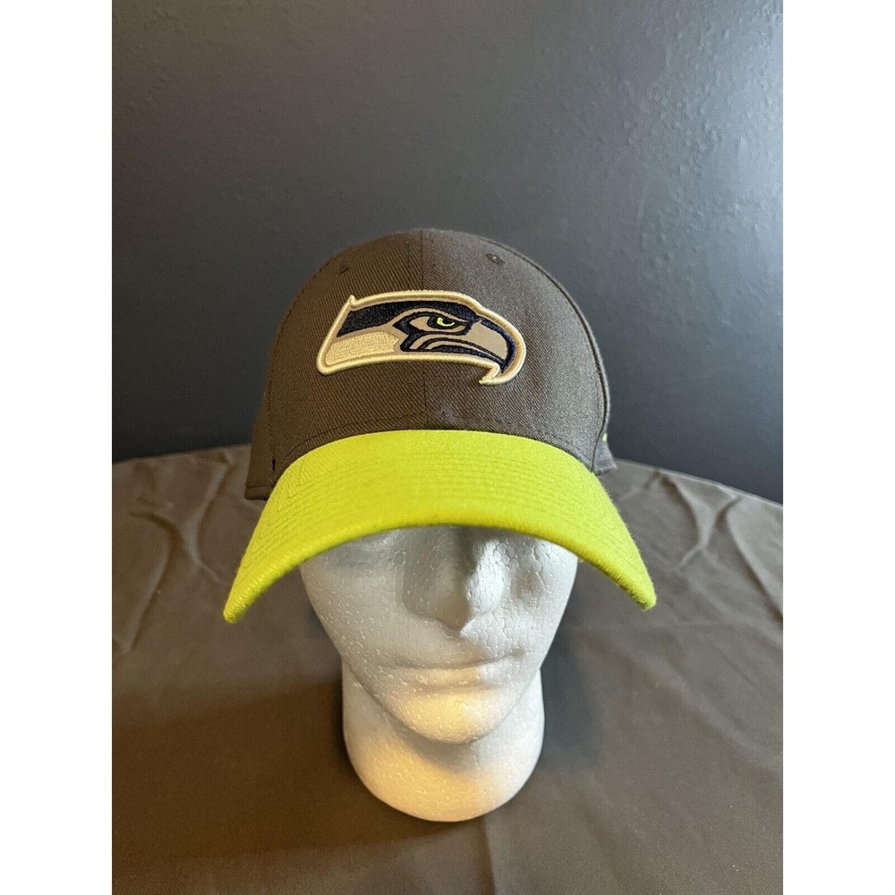 New Era NFL Seattle Seahawks 2-Tone Sided 39THIRTY Stretch Fit Hat L/XL - Picture 1 of 6